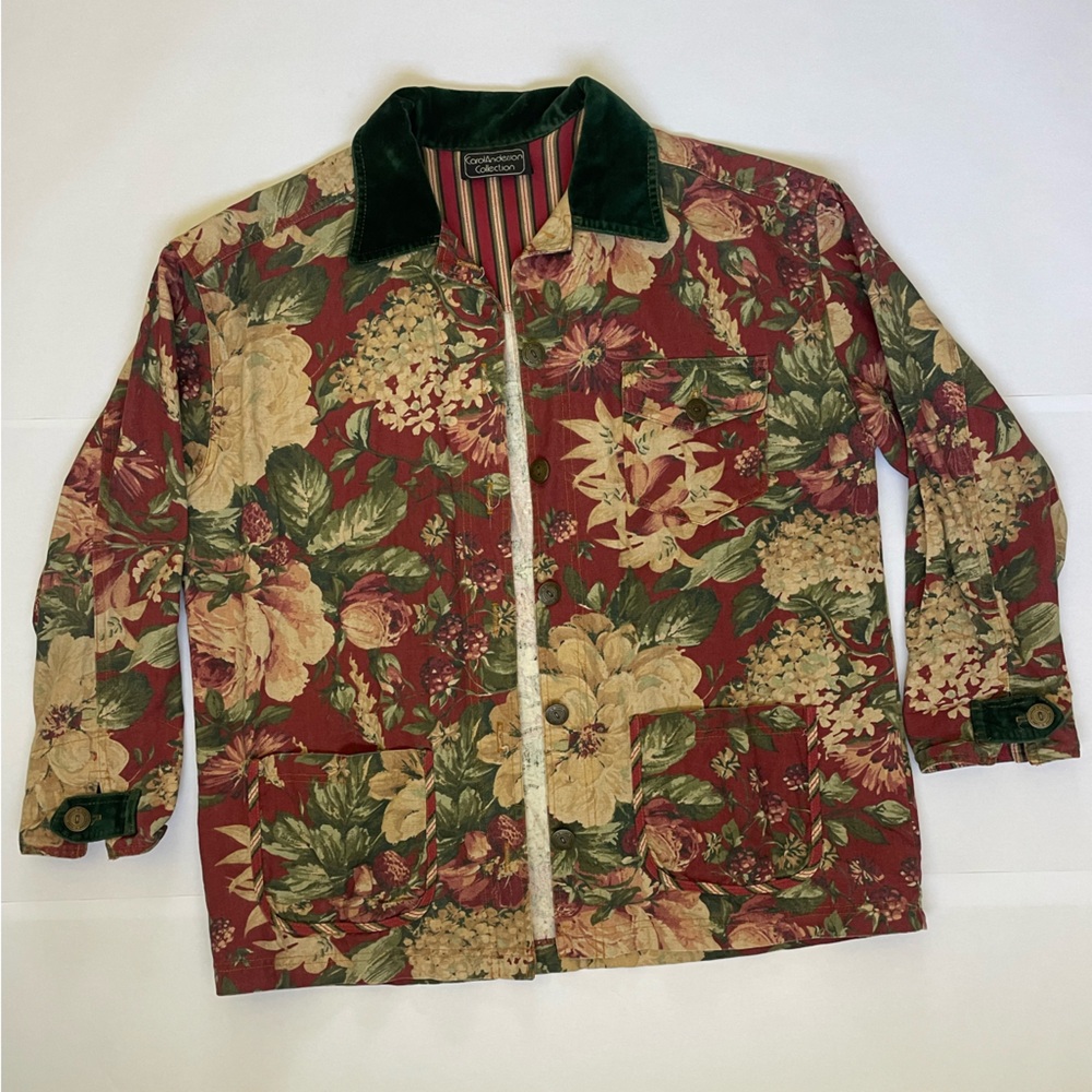 Vintage Floral Carol Anderson Overshirt